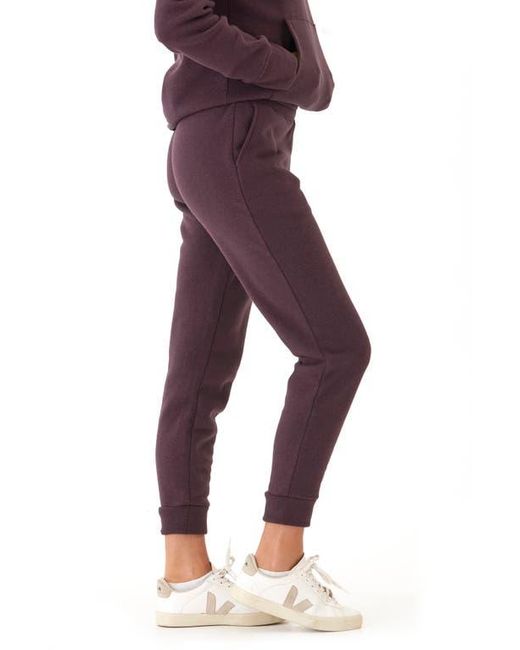 Threads For Thought Red Rowena Fleece Joggers