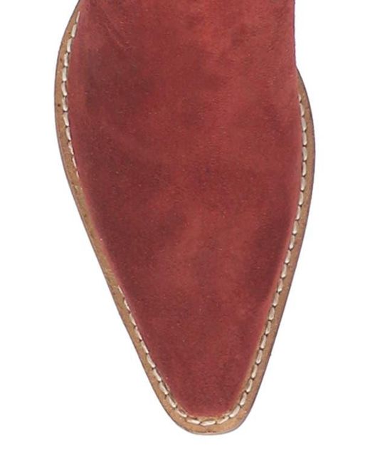 Dingo Red Wild Child Fringe Knee High Western Boot