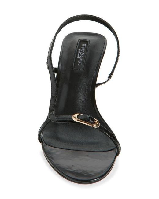 Tony Bianco Black Christine Slingback Sandal