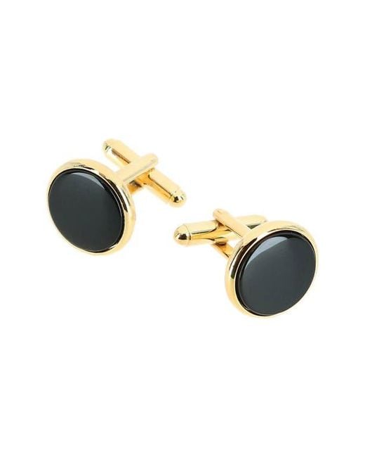 Trafalgar Yellow Sutton Onyx Cuff Links for men