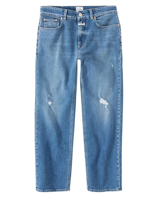 Closed Blue Milo High Waist Ankle Slim Organic Cotton Jeans