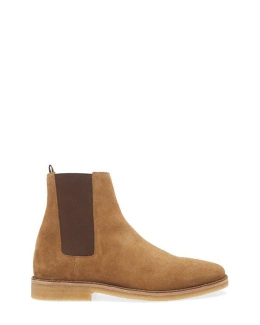 Boss Brown X Beckham Jareth Plain Toe Suede Chelsea Boot for men