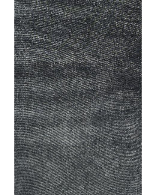 Bayeas Gray High Waist Ankle Slim Straight Leg Jeans