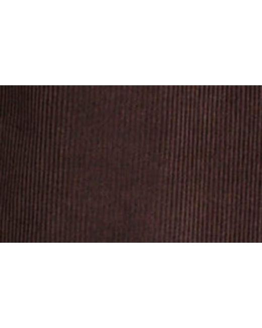 Madewell Brown High Waist Balloon Corduroy Pants