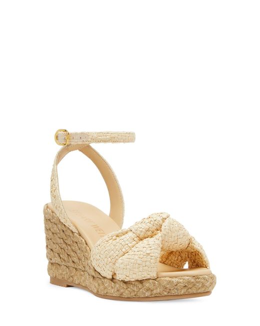 Stuart Weitzman Playa Espadrille Knot Wedge Sandal in Natural Lyst