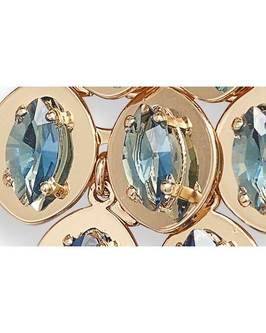 Nordstrom White Crystal Disc Chandelier Drop Earrings