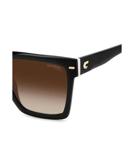 Carrera Brown 56Mm Gradient Square Sunglasses