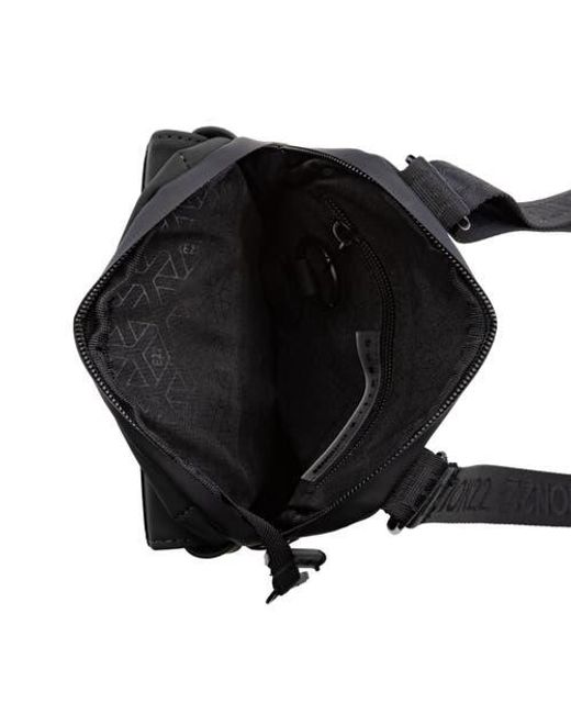 EDITION22 Black Lockpoint Sling Bag