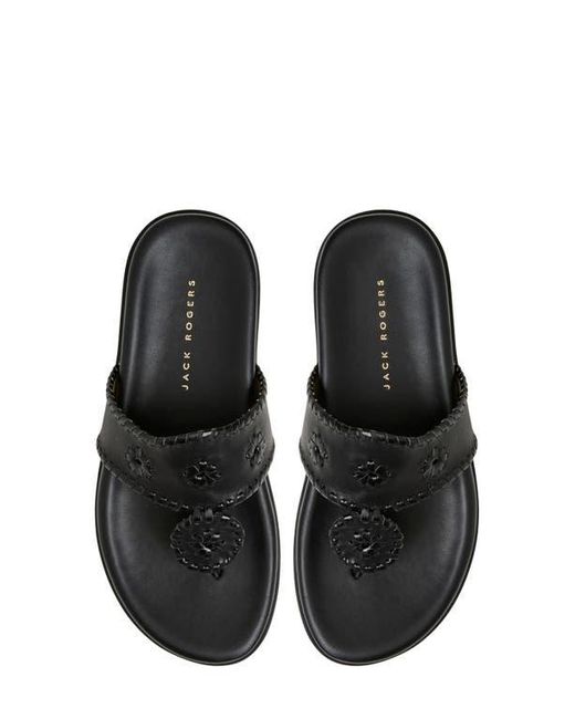 Jack Rogers Black Jacks Sport Flip Flop