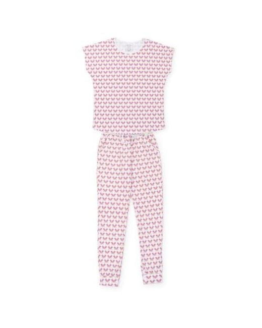 Lila and Hayes Pink Melanie Pajama Jogger Pant Set