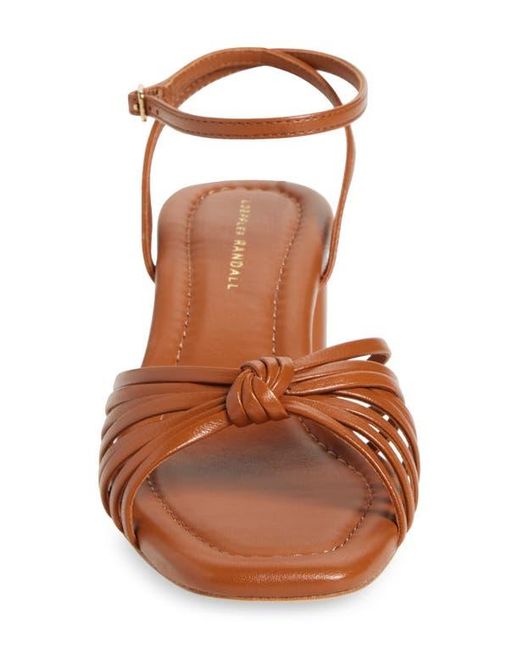 Loeffler Randall Brown Olivia Ankle Strap Sandal
