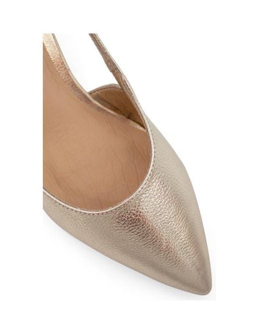 BOTTER Metallic Botolivia Legacy Pointed Toe Slingback Pump