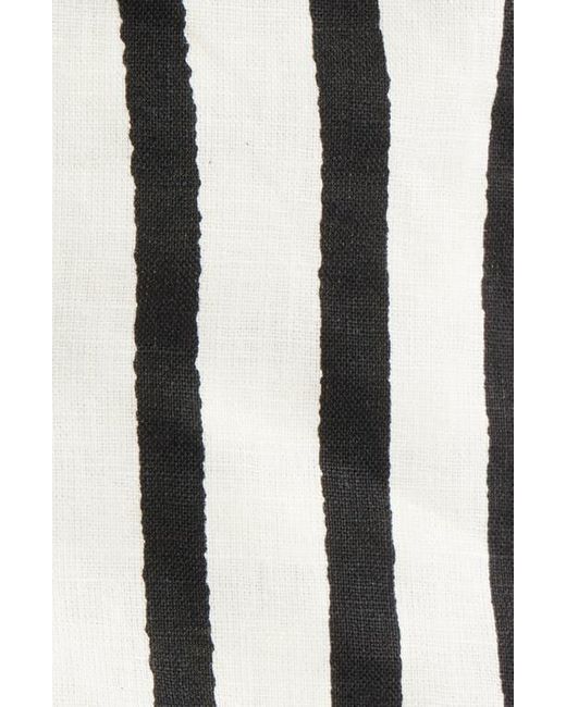 Mango White Doty Linen & Cotton Halter Top