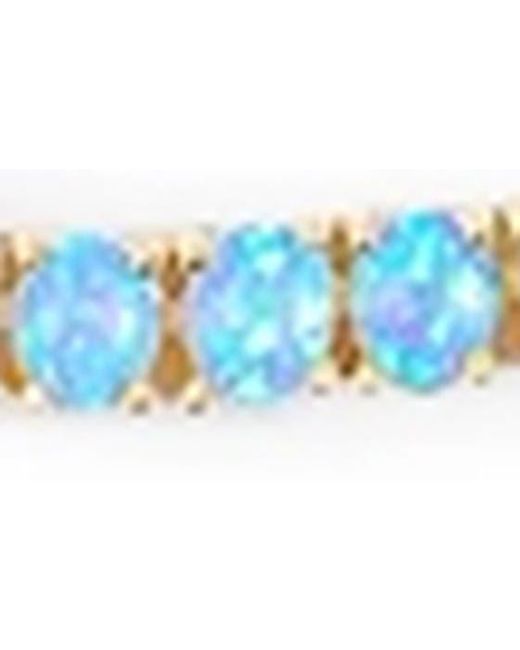Melinda Maria Blue Grand Heiress Imitation Opal Necklace