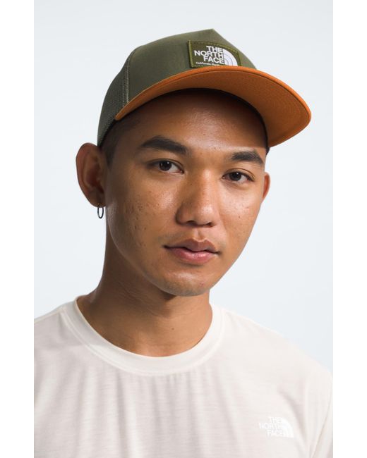 The North Face Green Keep It Patched Structured Trucker Hat for men