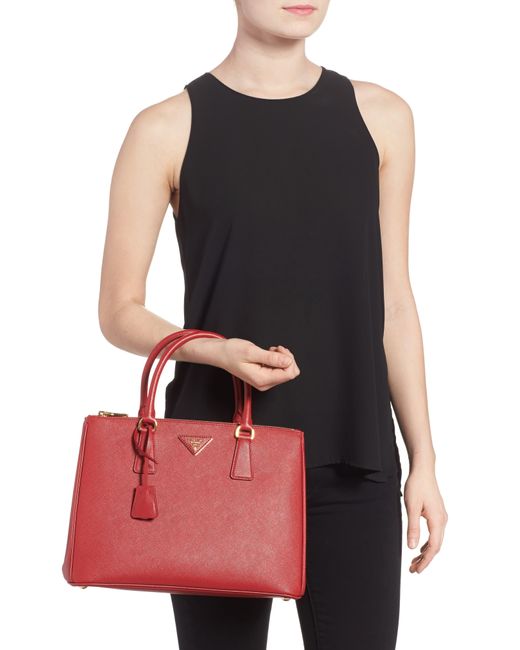 galleria saffiano leather tote