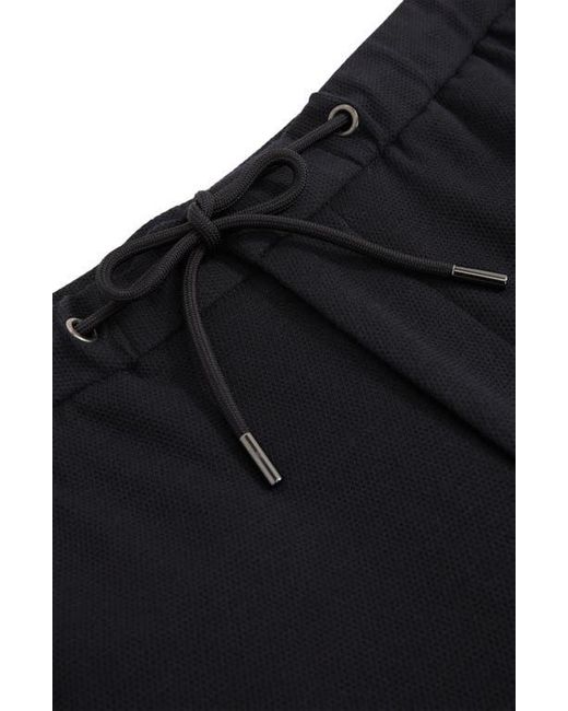 Reiss Black Gerrard Drawstring Pants for men