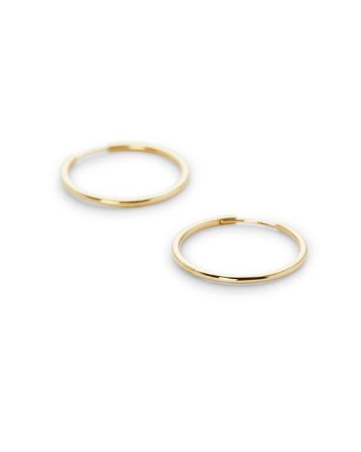 Ana Luisa Metallic Large Hoop Earrings