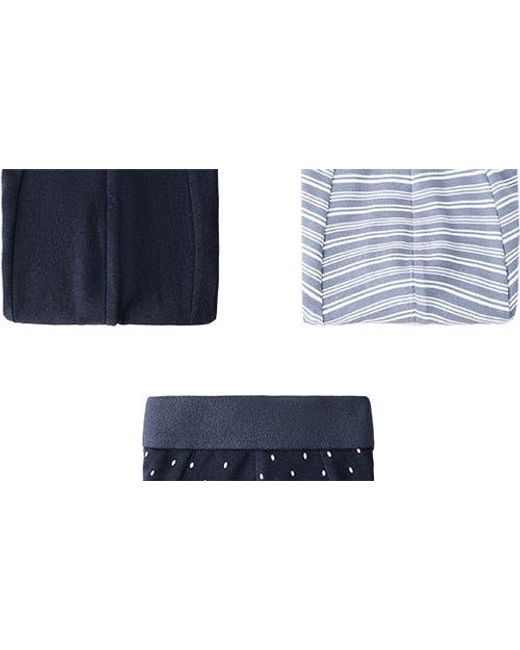 Mango Blue 3-Pack Boxer Briefs for men