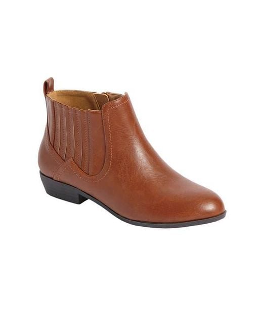 Comfortview Brown The Jae Bootie
