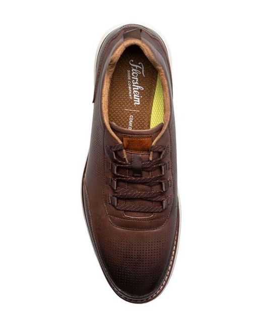 Florsheim Brown Launch Elastic Lace Sneaker for men