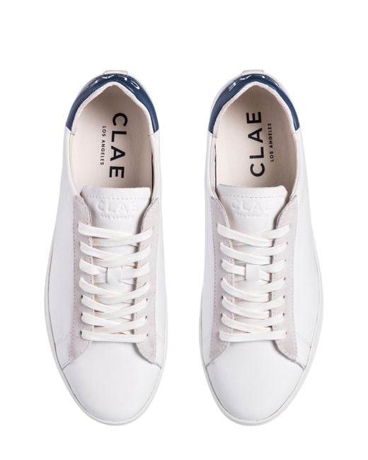CLAE White Bradley California Sneaker for men