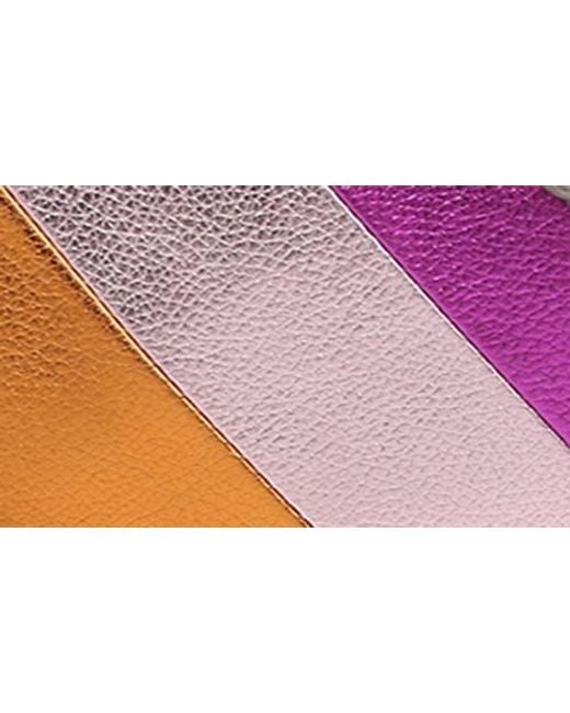 Kurt Geiger Purple Large Kensington Leather Crossbody Bag