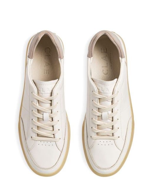 CLAE White Monroe Vp Low Top Sneaker for men