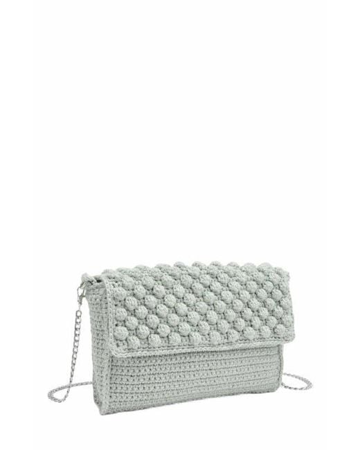 Moda Luxe Metallic Stylish Celeste Crossbody Handbag For