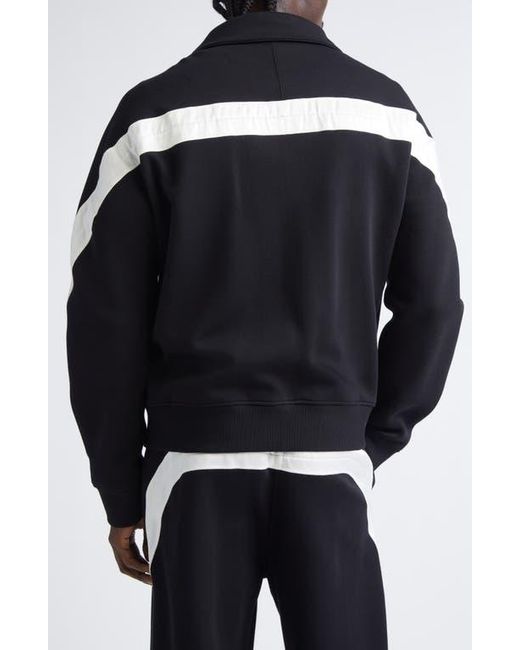 Givenchy Black Scuba Knit Full Zip Track Jacket for men