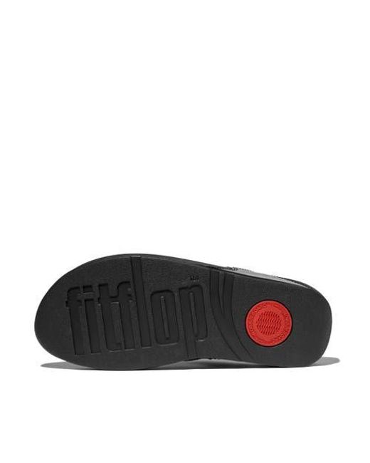 Fitflop Black Lulu Crystal Mix Sandals