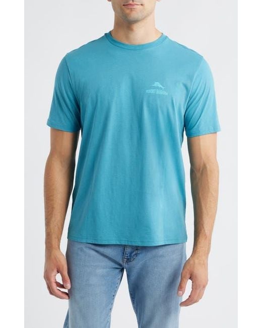 Tommy Bahama Blue Polar Beers Cotton Graphic T-Shirt for men