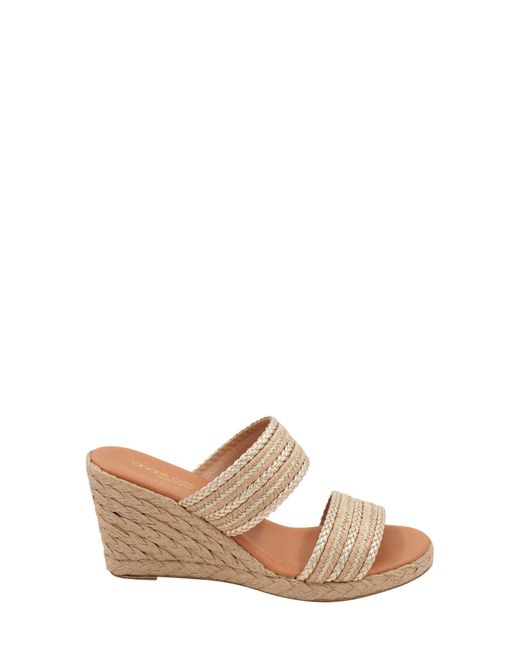 Andre Assous Nolita Espadrille Wedge Sandal in Pink | Lyst