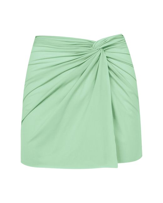 ViX Green Karen Twist Cover-up Skirt