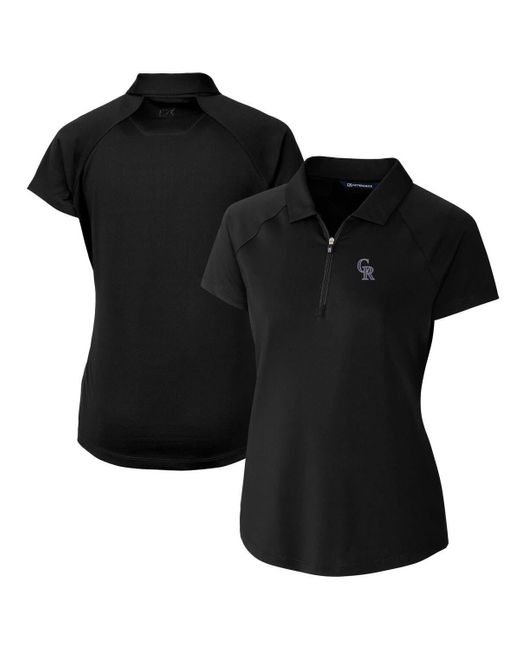 Cutter & Buck Black Colorado Rockies Drytec Forge Stretch Polo At Nordstrom
