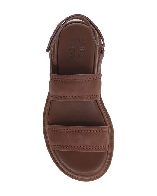 Naturalizer Brown Attract Slingback Platform Sandal