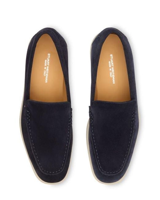 Stuart Weitzman Blue Don Loafer for men