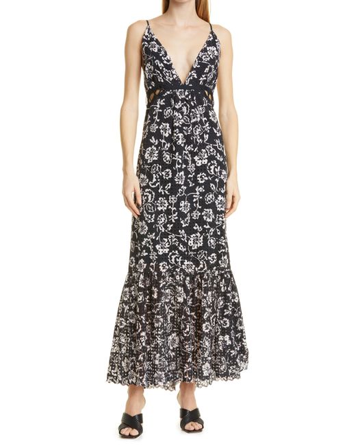 Ramy Brook Ingrid Floral Print Cotton Maxi Dress | Lyst