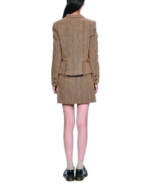 Anna Sui Natural Herringbone Jacket