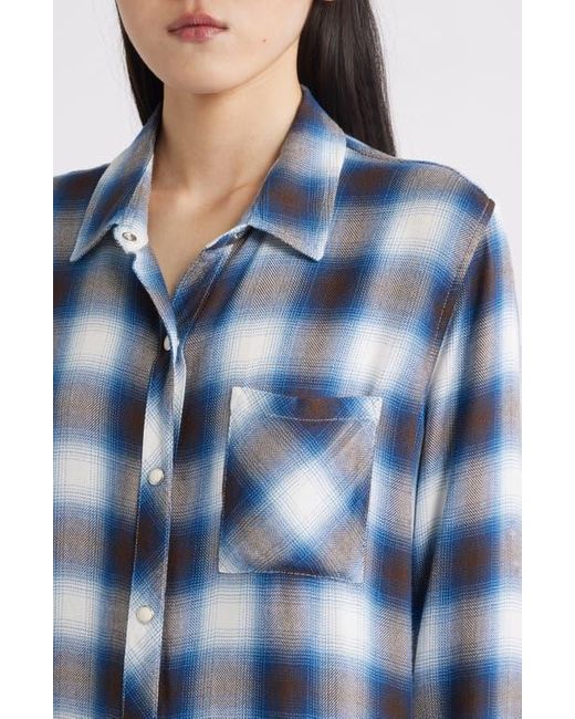 Rails Blue Hunter Plaid Button-Up Shirt