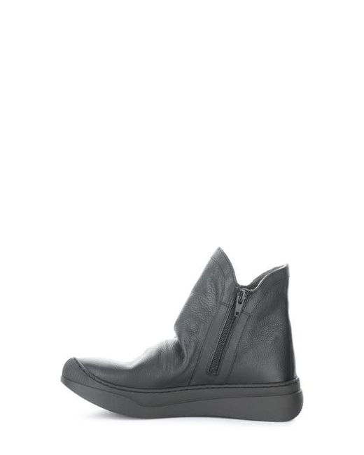 Softinos Gray Abil Platform Wedge Bootie