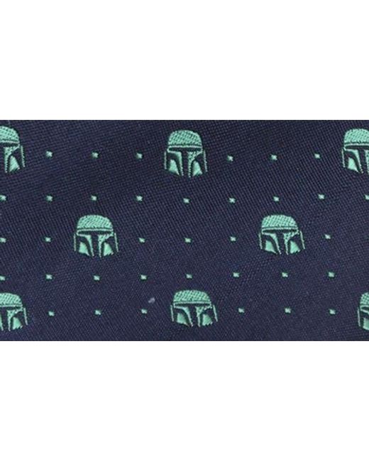 Cufflinks Inc. Blue Mandalorian Father & Son Silk Tie Set for men