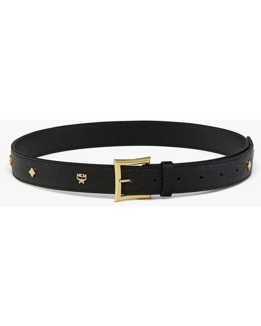 MCM Black Pina Belt
