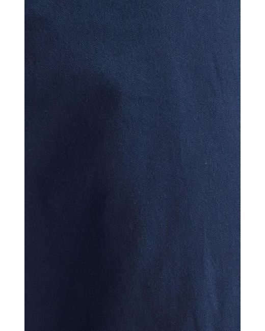Nordstrom Blue Straight Stretch Cotton Chinos for men