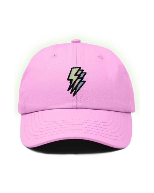 Alix Pink Lightning Cap for men