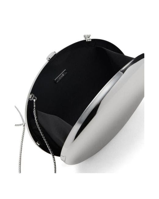 Mango Black Oval Frame Clutch