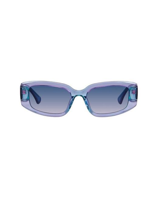 Kurt Geiger Blue 54Mm Rectangular Sunglasses