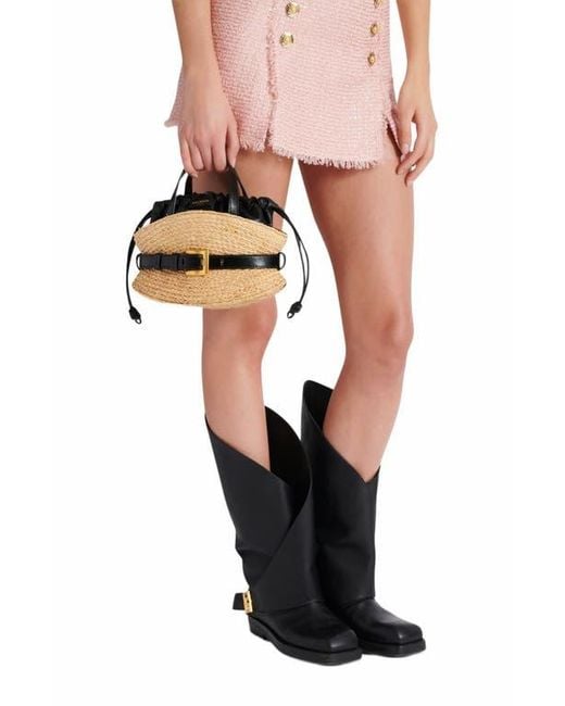 Balmain Black Shuffle Mini Bag