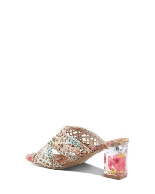Spring Step White Lacyloops Sandal