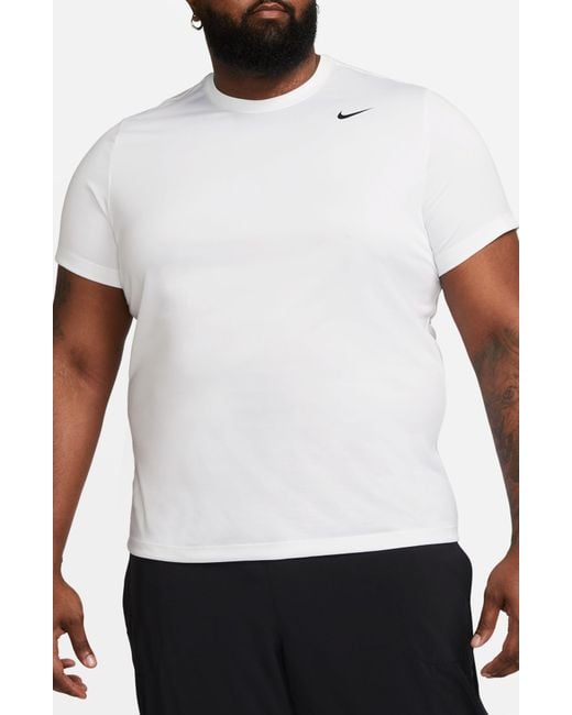 Nike White Dri-fit Legend T-shirt for men